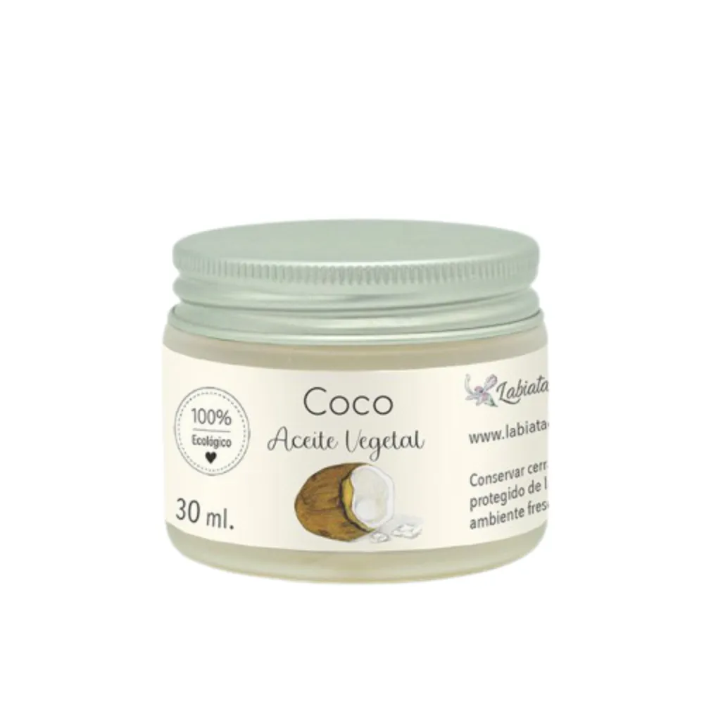 Labiatae Aceite Vegetal de Coco 30ml Labiatae Aceite Vegetal de Coco 30ml